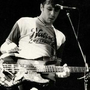 Matt, while checking on his bass to make sure its alright